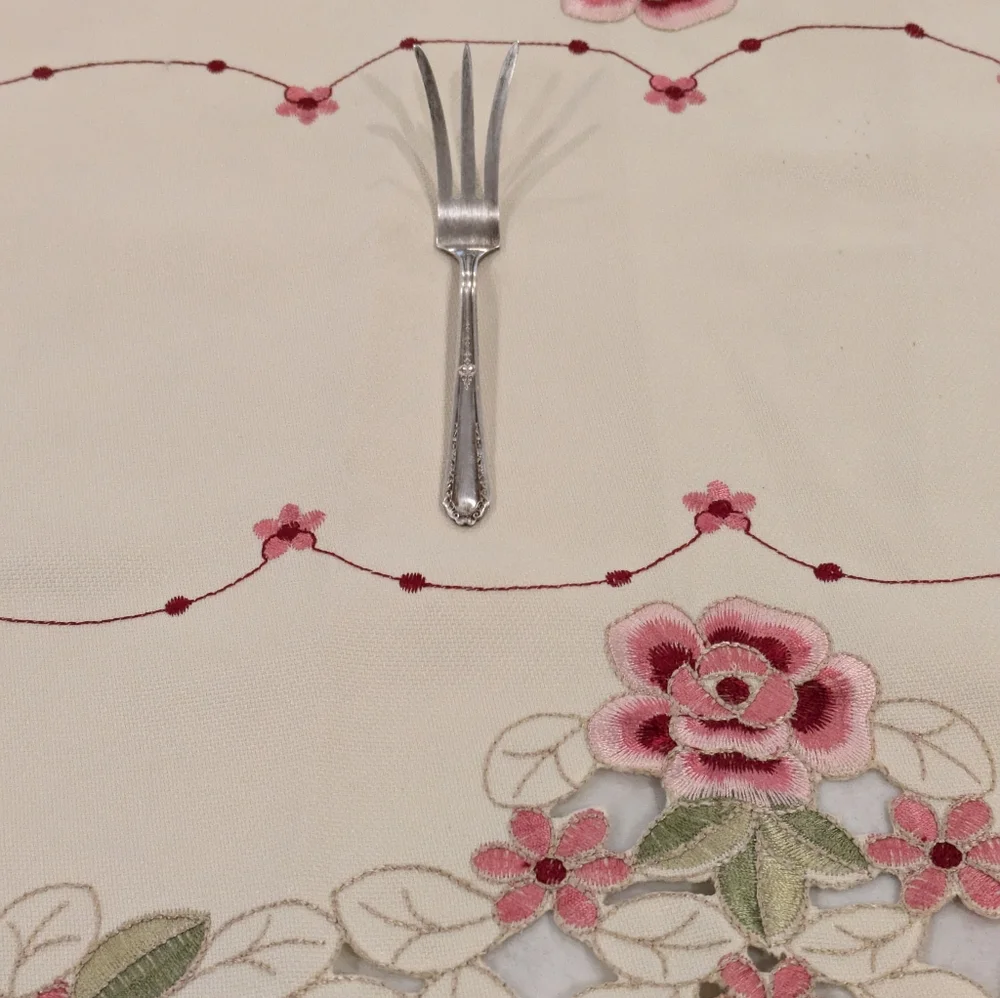 Marianne Silver Plate Lemon  Fork 5